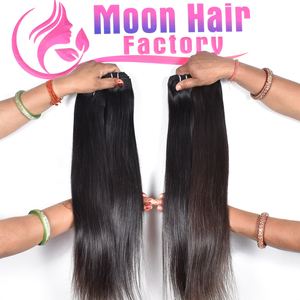 Produit authentique, export, meilleure qualité, vente en gros, lot de cheveux humains lisses, texture pour la fabrication de perruques et le coiffage de fête, disponible à la vente - Product Image 3