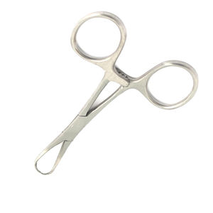 Pinces à serviettes de haute qualité 3.5 pouces pince à serviettes médicale de qualité allemande en acier inoxydable bloc chirurgical pas cher prix OEM - Product Image 4