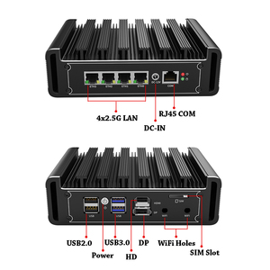 Pfsense tường lửa Mini PC I7 1165g7 i5 1135g7 n5105 4 I225 2.5g lan 2 DDR4 NVMe công nghiệp không quạt opnsense sản phẩm trong kho - Product Image 5