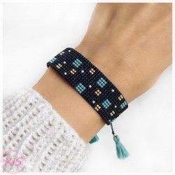 Vente chaude à la mode multicolore broderie verre perle lumière luxe mode bracelets pour femmes couleur personnalisée meilleur prix inde - Product Image 2