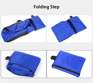 Sac de voyage pliable imperméable imprimé de haute qualité, grande taille, pour bagages, réutilisable, en nylon 210d - Product Image 6