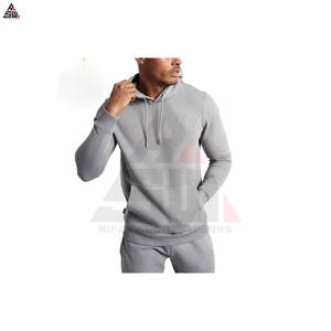 Survêtements d'hiver 2 pièces décontractés de qualité supérieure avec logo personnalisé de couleur différente respirants et confortables 100% coton pour hommes - Product Image 6