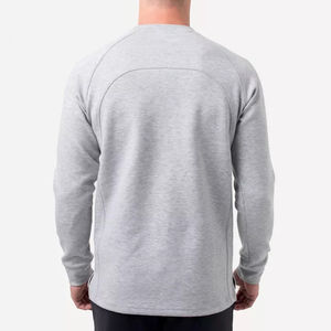Sweat-shirts pour hommes en coton mélangé, coupe classique, intérieur en polaire chaud, motif uni, ultra doux, confort, 100% coton, prêt pour l'hiver - Product Image 6