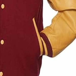 แจ็คเก็ตวาร์ซิตี้พร้อมงานปัก แจ็คเก็ตเบสบอล แฟชั่นกลางแจ้ง สตรีทแวร์ แจ็คเก็ตบอมเบอร์ - Product Image 3