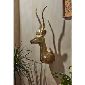 Nouveau support de tête de cerf unique et élégant en fonte d'aluminium pour la décoration murale de bureau à domicile décoration intérieure en gros fabriqué en Inde 2025 - Product Image 2