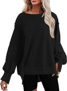 Sudaderas ligeras para mujer con tejido antibolitas, Jersey elegante, ajuste cómodo, adecuado para viajes de trabajo y ropa informal - Product Image 4