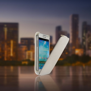 Samsung I9195 pour Galaxy S4 Mini Étui à rabat blanc-Star-Case Roma Classic - Product Image 3