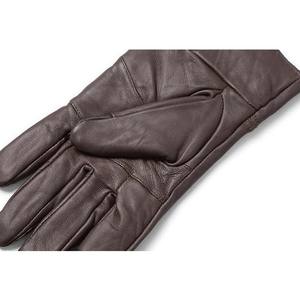 ถุงมือหนังผู้ชายคุณภาพสูงยอดนิยม หน้าจอสัมผัสได้ สีตามสั่ง กันความร้อน ใช้ได้ทุกวัน ลำลอง ใช้กลางแจ้ง ความยาวข้อมือปกติ - Product Image 4