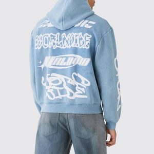 Nouvel arrivage de sweats à capuche stylés pour hommes, hiver, séchage rapide, respirants, délavés à l'acide, avec logo et taille personnalisés, confortables et motifs solides - Product Image 4