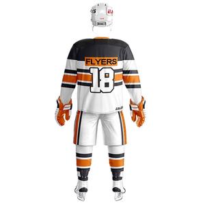Uniforme de Hockey sobre Hielo 100% Poliéster, Servicio OEM, Uniforme de Jersey Transpirable Elástico en Cuatro Direcciones Hecho a Medida - Product Image 3