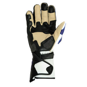 Gants de course en cuir pour hommes 100% respirants / Matériel en cuir de qualité allemande fabriqué en gants de course - Product Image 2