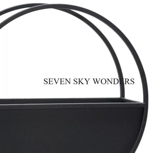 Nouvelle conception tenture murale jardinières et Pots de fleurs en métal classique moderne de qualité supérieure jardinières murales suspendues en fer couleur noire - Product Image 4