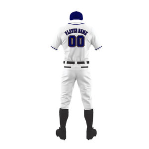 Uniforme de béisbol para hombre hecho a medida de poliéster 100% a la venta 2025 Conjunto de jersey y pantalón de béisbol de nuevo diseño a granel - Product Image 3