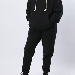 OEM Custom Logo Tracksuit Women <b>3D</b> Puff Print Tracksuit 2 Piece Set Sportswear Oversized Cotton Sweatpants Set + <b>Hoodie</b> - Product Image 3