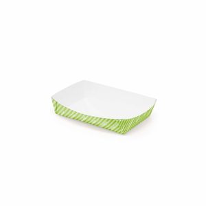 Plateaux en carton personnalisés Mod. Assiettes et bols en papier pliables 6,5x10x4 cm - Product Image 1
