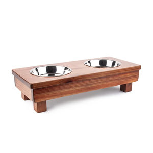 Manufacture and Wholesale Solid Wooden Pet Feeder <b>Stand</b> Handcrafted Pets Toys and Accessories From Vietnam - Product Image 4