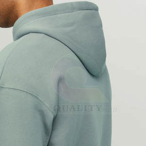 เสื้อฮู้ดสวมหัวสำหรับผู้ชายมาใหม่เสื้อกันหนาวขนแกะสีพื้นกันลมระบายอากาศได้ดีขนาด6XL - Product Image 5