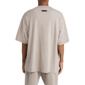 Camiseta Unisex 100% Algodón Jersey Ligero 350g Talla Grande Personalizable con Logotipo Impresión Digital Sólida Talla Grande para Hombre - Product Image 3