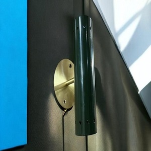 Applique murale Diablo moderne verte du milieu du siècle Double lumière Spoutnik luminaire rétro en laiton applique pour chambre salle de bain couloir - Product Image 3