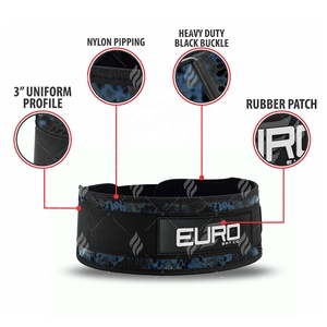 เข็มขัดยกน้ำหนักแบบมืออาชีพสำหรับขายส่ง พร้อมแผ่นรองรับน้ำหนัก EVA ปิดด้วยแถบตีนตุ๊กแก ปรับขนาดได้ เหมาะสำหรับการฝึกซ้อมหนัก - Product Image 6