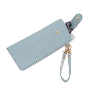 Hot sales Portable <b>compression</b> leather universal Eyeglasses <b>Bags</b> - Product Image 2