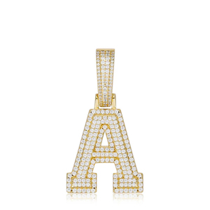 Colgante clásico de plata Punk Rock 925 con diamante cultivado en laboratorio, Nueva joyería fina de hip-hop para hombres, collares para niños, producto - Product Image 6