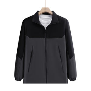 Chaqueta cortavientos ligera de moda para hombre, abrigo de poliéster, logotipo elegante, chaqueta cómoda y duradera - Product Image 6