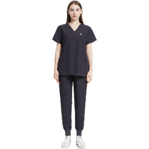 Wholesale <b>Plus</b> <b>Size</b> High Quality Unisex <b>Scrub</b> Sets Nursing Medical Hospital Uniforms Comfortable Cotton Blends Needle Detection - Product Image 1