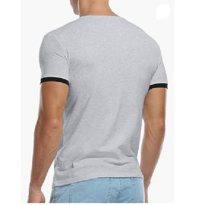 T-shirt surdimensionné à épaules tombantes de haute qualité Impression personnalisée DTG t-shirt pour hommes - Product Image 3