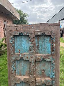 Panneaux de porte en bois massif anciens, maison, bureau, extérieur, villa de luxe, devant, salle à manger, salon, cuisine, meubles sculptés à la main, vintage - Product Image 4