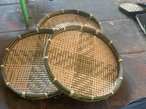 Panier de vannage en bambou fabriqué à la main vietnamien décoration écologique - Product Image 5