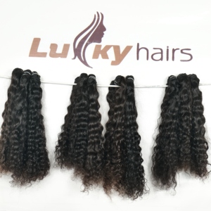 Proveedor indio al por mayor 100% cabello de templo indio crudo Remy virgen paquetes ondulados naturales cabello humano de un solo donante - Product Image 2