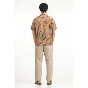 Camisas Casuales para Hombre, 100% Algodón, Antiarrugas, a Rayas, Corte Regular, Suministro ODM MN-CS-SS25-229 - Product Image 4