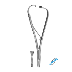 ที่ใส่เข็มสแตนเลสสตีลคุณภาพสูง17ซม. เครื่องมือผ่าตัดแบบบาง - Product Image 3