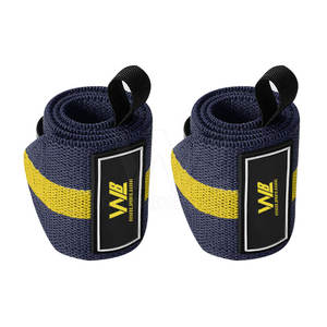 Heavy Duty Neoprene Non-Slip <b>Gym</b> Lifting Fitness <b>Wrist</b> <b>Wraps</b> with Adjustable Closure Custom Colors & Logos Wholesale - Product Image 3