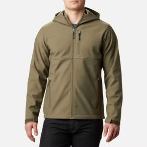 Chaqueta Softshell para Hombre, Diseño Personalizado con Logotipo Impreso, Estilo Patchwork en Lona, Ropa de Invierno Elegante, Alta Calidad, Ajuste Cómodo - Product Image 1