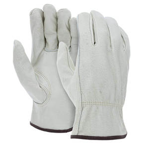 Nueva llegada Guantes de trabajo de cuero de seguridad en el precio bajo Hombres Guantes de trabajo de cuero para la venta en línea - Product Image 1