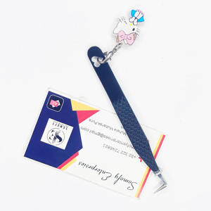 Meilleure vente en gros professionnel 90 degrés Hello Kitty charme antistatique pince à cils cils en acier inoxydable de haute qualité - Product Image 6