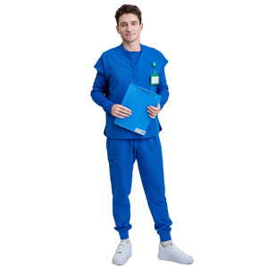 Uniformes médicos de diseño personalizado para médicos/enfermeras, estilo cómodo, uniformes de salud comunitaria, conjunto de uniformes quirúrgicos a la moda, fábrica FMF, MOQ bajo. - Product Image 1
