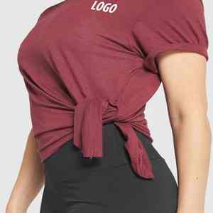 Camiseta Deportiva Personalizada para Mujer, Transpirable y Elástica, para Entrenamiento en Gimnasio y Uso Diario - Product Image 5