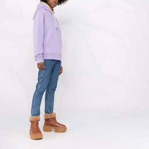 Custom Made Your Own Design OEM ODM 2024 Mujeres profesionales Mangas completas Sudaderas con capucha para adultos Algodón Color sólido 400G - Product Image 3