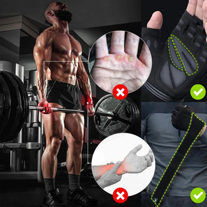 2025 nouveau Design demi-doigt Gym formation Fitness gants confortables néoprène haltérophilie gants en cuir pour le sport - Product Image 5