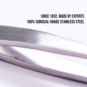 Ensemble de pinces à épiler pour sourcils et poils du nez HASIBI NAQIBI en acier inoxydable - Antistatique, pointe dentelée durable, longueur 10 mm, pinces de sécurité - Product Image 6