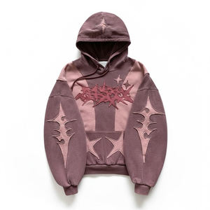 Sweat-shirts à capuche décontractés gris de haute qualité pour femmes, logo brodé personnalisé, vente chaude, streetwear décontracté, col à capuche, hiver - Product Image 5