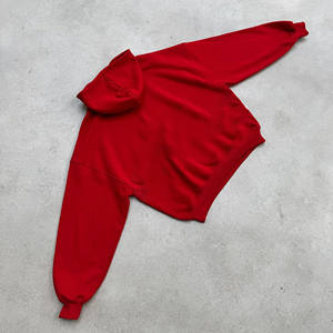 Sudadera con capucha y cremallera en blanco de gran tamaño con diseño OEM y logotipo personalizado Impresión digital Heavyweight Fleece 100% Cotton Winter Pakistan Sale - Product Image 4