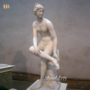Statua in marmo Venus a grandezza naturale classico greco romano nudo scultura per la decorazione del giardino e della Villa - Product Image 2