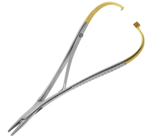 Portaagujas TC Mattieu de acero inoxidable de alta calidad, instrumento quirúrgico Manual con mandíbula delicada dentada - Product Image 6