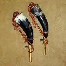 ลูกบิดทองเหลืองทรงแตรสำหรับดื่มเบียร์เขาควายธรรมชาติคุณภาพระดับพรีเมี่ยม - Product Image 4