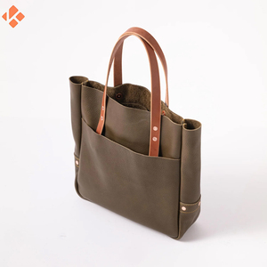 Bolsos de mano de alta calidad para mujer, bolso de hombro de piel auténtica para mujer, accesorios de moda para mujer al por mayor - Product Image 4