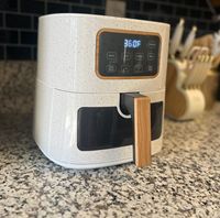 Friteuse à air numérique à commande tactile avec écran couleur 6L pour usage domestique, friteuse à air pas chère en vente, prix de gros